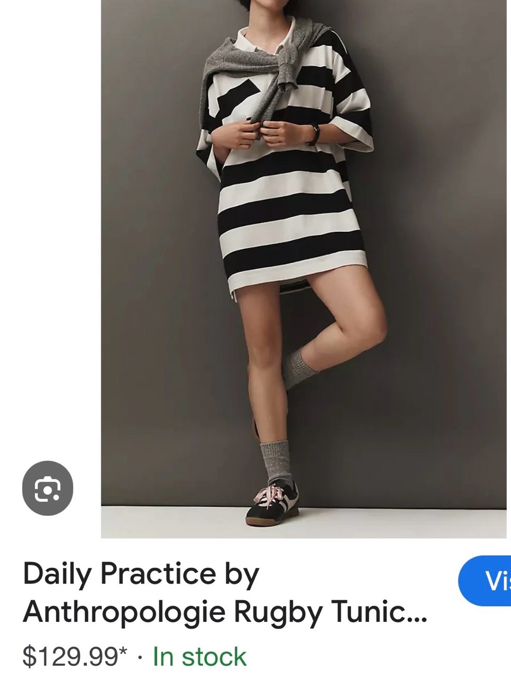 Anthropologie Women’s striped mini dress
